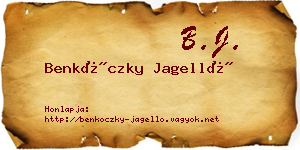 Benkóczky Jagelló névjegykártya